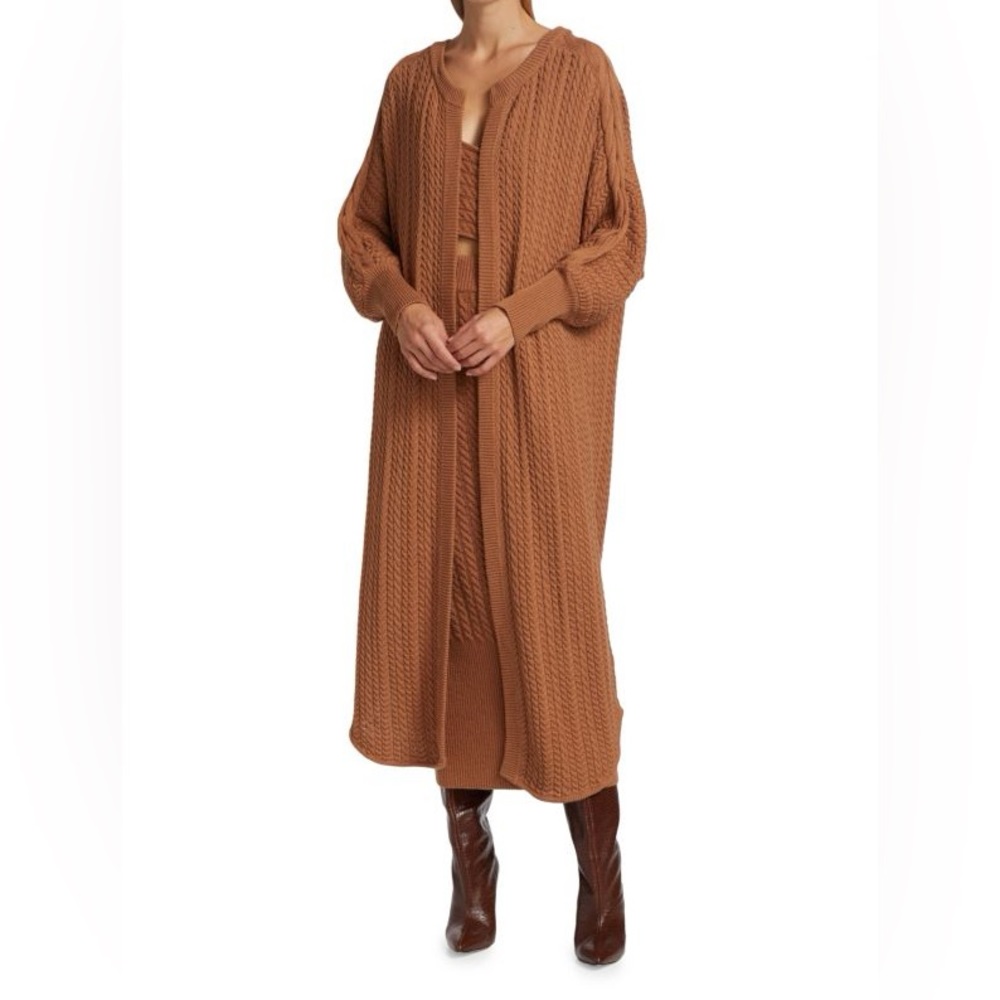 AMUR
Regina Draped-Back Cardigan